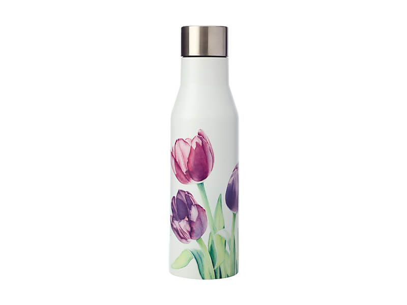 Maxwell & Williams Katherine Castle Floriade Double Wall Insulated Bottle 450ML Tulips