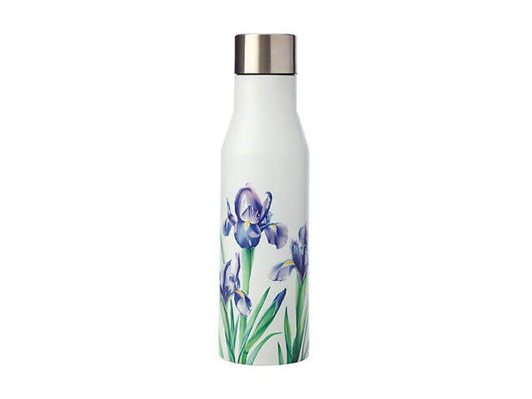 Maxwell & Williams Katherine Castle Floriade Double Wall Insulated Bottle 450ML Irises