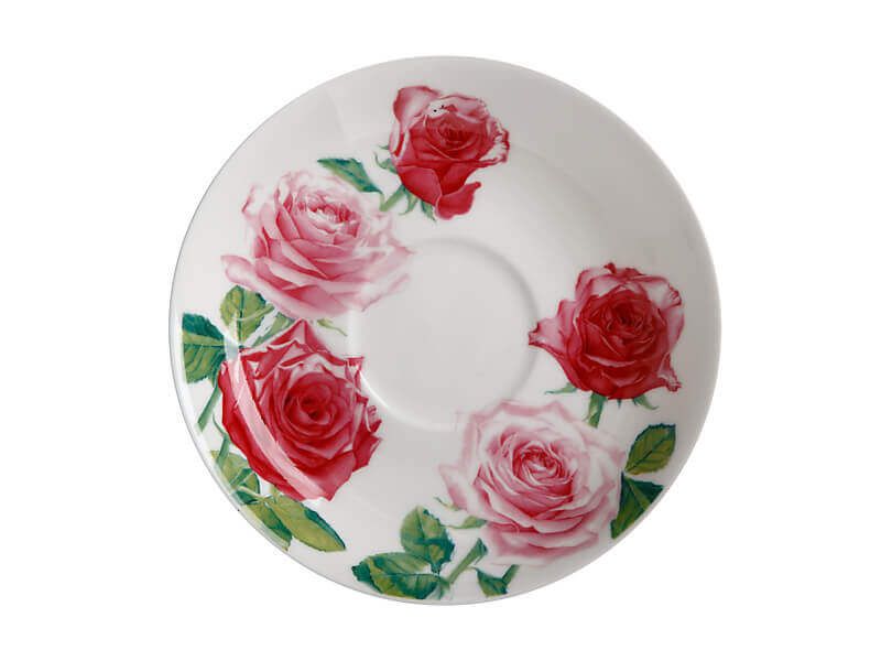 Maxwell & Williams Katherine Castle Floriade Breakfast Cup & Saucer 480ML Roses Gift Boxed