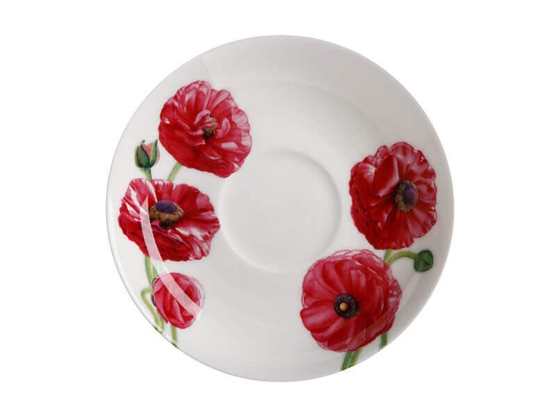 Maxwell & Williams Katherine Castle Floriade Breakfast Cup & Saucer 480ML Ranunculus Gift Boxed