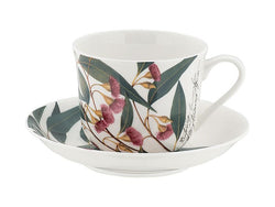 Maxwell & Williams Royal Botanic Gardens Australian Botanics Breakfast Cup & Saucer 450ML Flowering Gum Gift Boxed