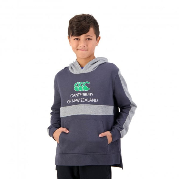 Canterbury Boys (Kids) 'Of NZ' V2 Organic Cotton Hoodie - Dark Grey