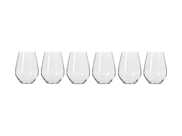 Krosno Harmony Stemless Wine Glass 540ml - 6 Pack