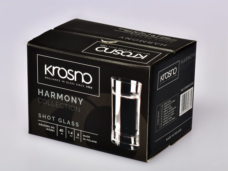 Krosno Harmony Shot Glass 40ml - 6 Pack