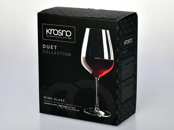 Krosno Duet Wine Glass 700ml - 2 Pack