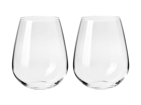 Krosno Duet Stemless Wine Glass 500ml - 2 Pack