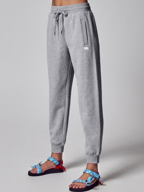 Running Bare Legacy Sweat Pants - Silver Marle