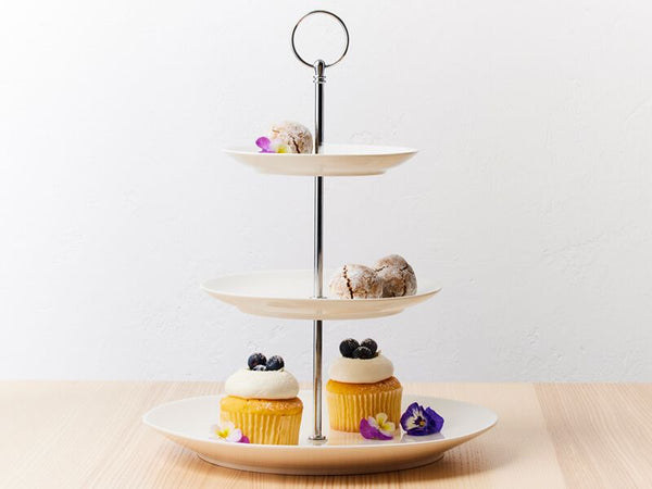 Maxwell & Williams White Basics 3 Tiered Cake Stand Gift Boxed