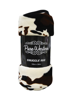 Pure Western Snuggle Rug - Cow Pattern