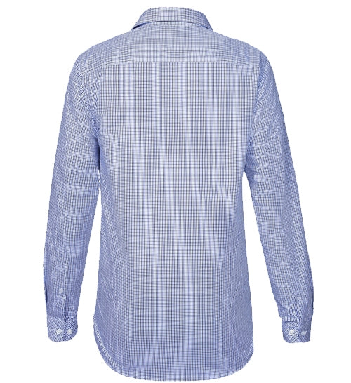 Pilbara Men's Yarn-Dyed Check, Dual Pocket, Long Sleeve Shirt - 2 Colours