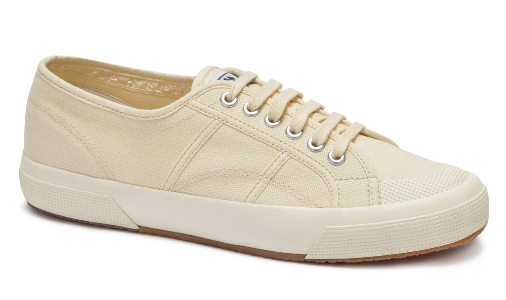 Superga Mens 2390-COTU Beige and Navy – Assef's - Main Image