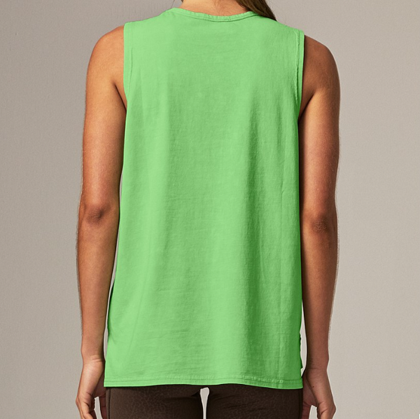 Running Bare Easy Rider Muscle Tank - Pistachio