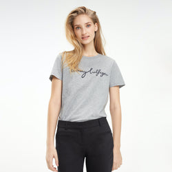 Tommy Hilfiger Womens Heritage Crew Neck Graphic Tee - 4 Colours