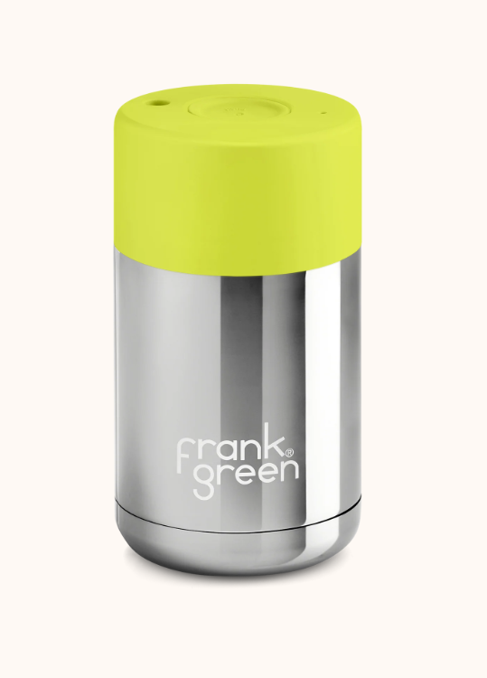 Frank Green Chrome Ceramic Reusable Cup 10oz